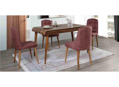 Dining room dining set furniture set upholstery seat dining table 5-piece set.