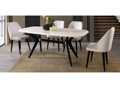 Dining room set furniture seat cushion furniture dining group dining table 5-piece.