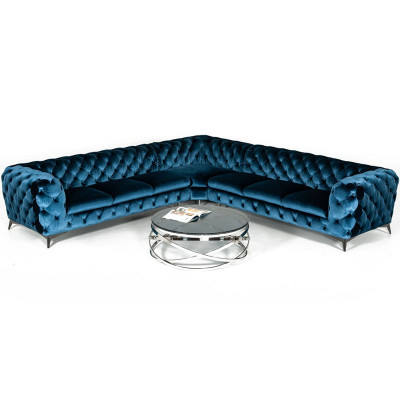 Corner luxury Chesterfield sofa upholstery corner couch seating couch sofas