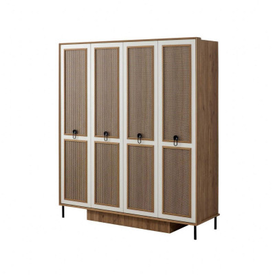 Bedroom sets youth bed children's bed brown wood set 5-piece bed modern