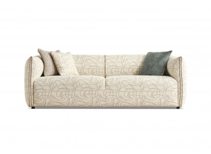 Three-seater sofa 3-seater beige fabric sofa fabric modern upholstered sofa new