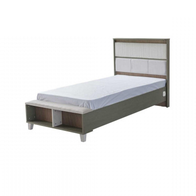 Bed frame children's bed children's room bed frames gray wood beds