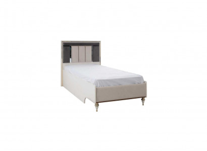 Luxury children's bed bed frame bed children's room bed frames beige fabric