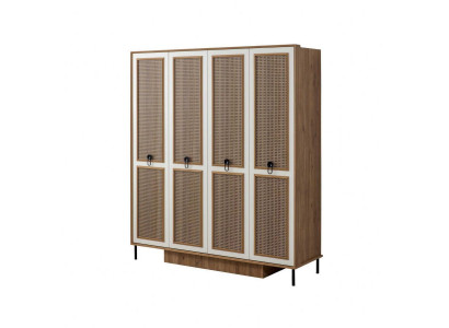 Wooden cabinet wardrobes children's wardrobe cupboard wood brown design