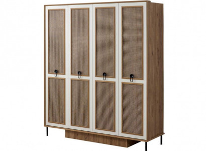 Wooden cabinet wardrobes children's wardrobe cupboard wood brown design
