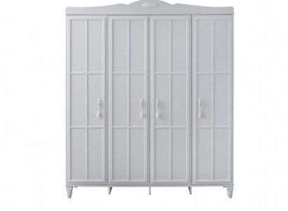 Large wardrobe children's wardrobe cabinet wood white wooden cabinet modern