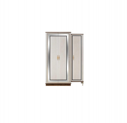 Wardrobe Children's Wardrobe Wooden Wardrobe Cabinet Wood Beige Modern