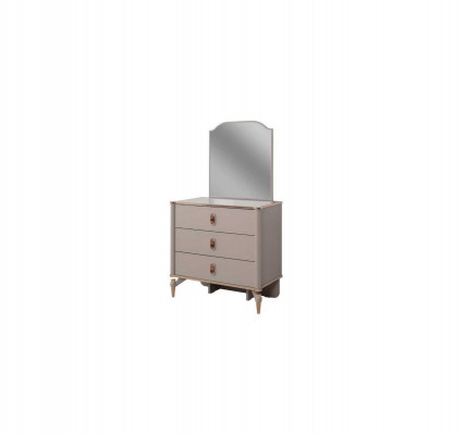 Youth bed children's furniture children's bed complete beige wood set 5-piece modern