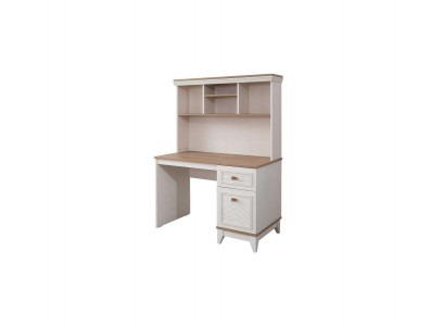 Desk Cabinet Computer Desk White Office Furniture Wood Table Shelves