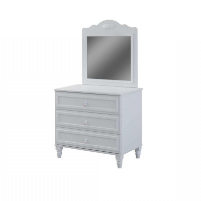 Luxury Complete Children's Furniture Children's Bed White Wood Set 5-piece Children's Room