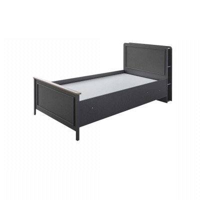 Children's room set bed child's bed children's furniture gray wood 4-piece set