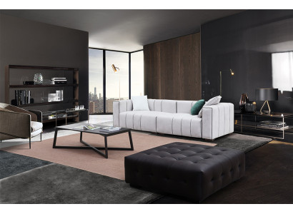 Sofa Leather Sofa Faux Leather Couch Big - Luxury Living Room Seat Upholstery Four-Seater