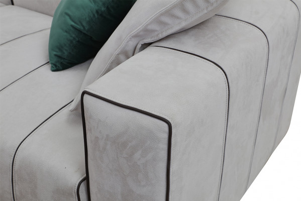 Sofa Leather Sofa Faux Leather Couch Big - Luxury Living Room Seat Upholstery Four-Seater