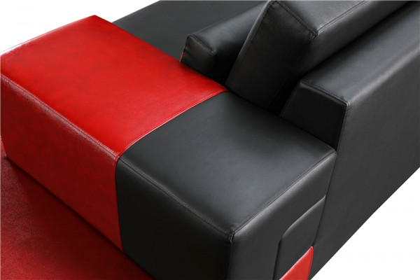 Couch corner sofa leather living landscape set design modern sofa L-shape coffee table