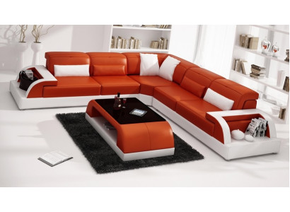 Corner sofa, sofa, couch, upholstery, living area, leather corner sofas, suite, L shape, new