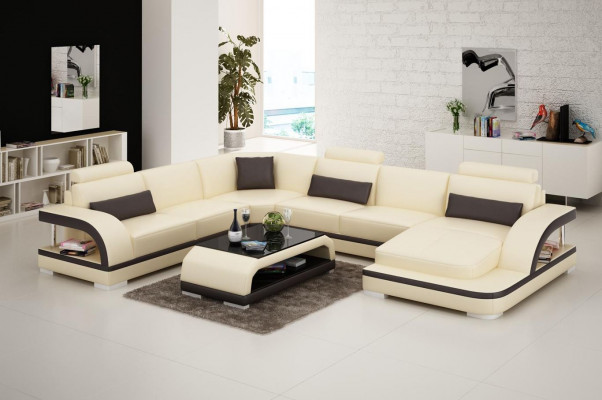 Design couch luxury couches leather sofa seating corner suite upholstery corner couch new