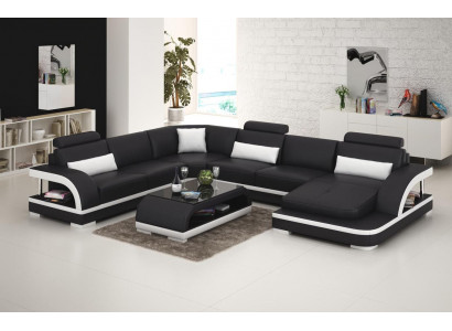 Design couch luxury couches leather sofa seating corner suite upholstery corner couch new