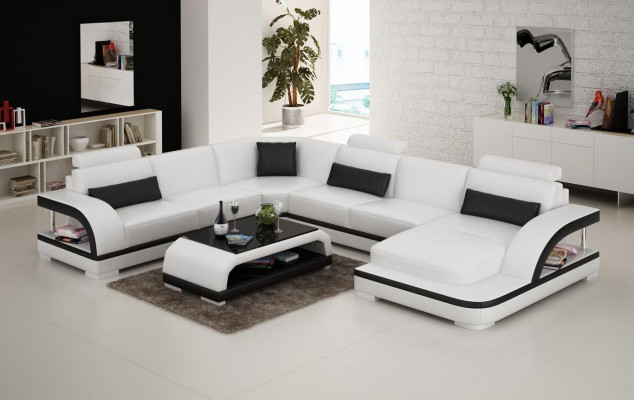 Design couch luxury couches leather sofa seating corner suite upholstery corner couch new