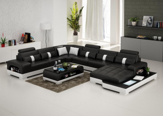 Couch suite upholstery big XXL sofas couches sofa living landscape U-shape corner sofa