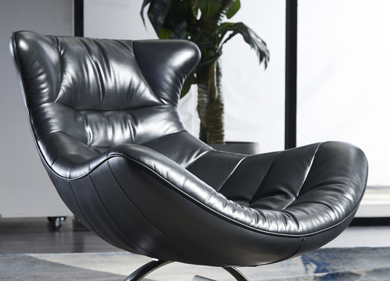 Chair Design Couch Sofa Seat Leather Lounge Club Upholstery Luxury Wing Seat Relax