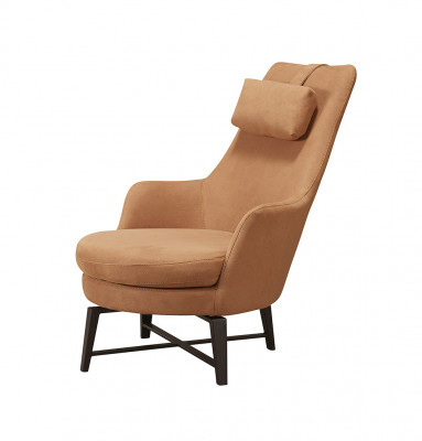 Club Cushion Luxury Wing Chair Relax Armchair Design Couch Sofa Seat Leather Lounge