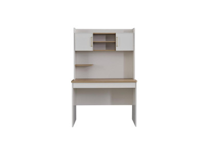 Desk computer desk children's room shelves table wood white modern