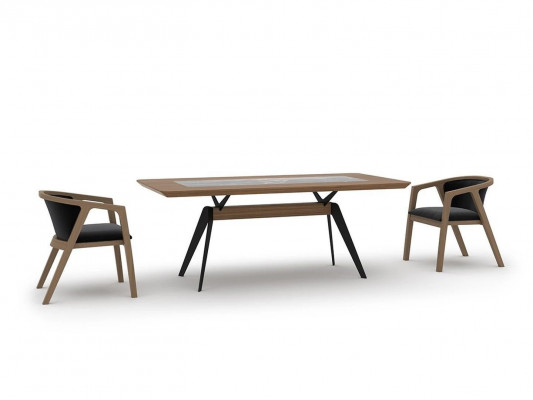 Luxury Complete Dining Room Dining Table 4x Chairs Furnishing Modern Design