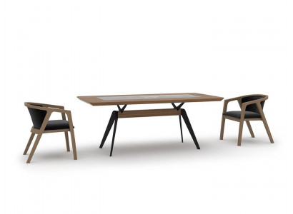 Luxury Complete Dining Room Dining Table 4x Chairs Furnishing Modern Design