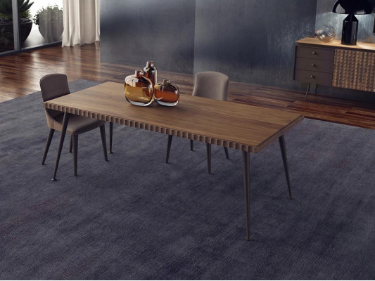 Luxury Set 3-Piece Table Wood Dining Table Dining Room Complete 4x Chairs Furniture