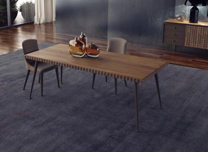 Luxury Set 3-Piece Table Wood Dining Table Dining Room Complete 4x Chairs Furniture