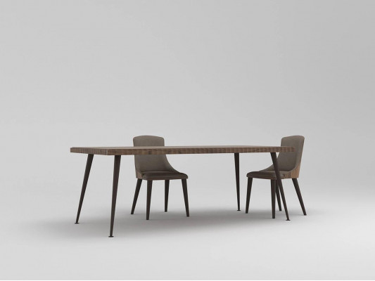 Luxury Set 3-Piece Table Wood Dining Table Dining Room Complete 4x Chairs Furniture