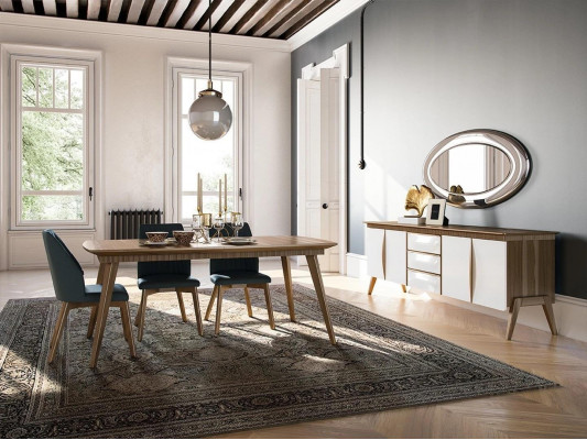 Dining Room Complete 5-piece Dining Table Design 4x Chairs Dining Set Luxury Furniture