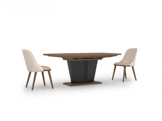 Dining Room Set 5-piece Dining Group Modern Dining Table Design 4x Chairs Furniture