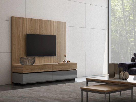 Living room wall TV wall wood style modern living room furniture TV stand new furnishing