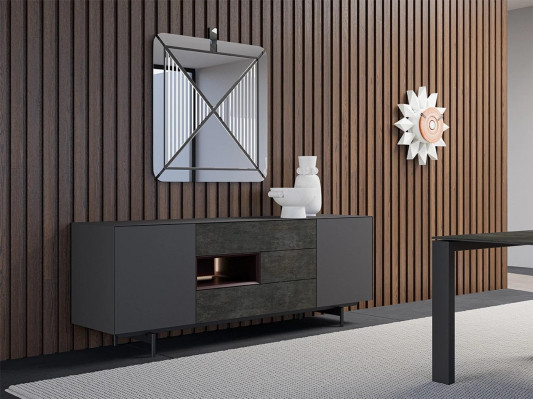 Dining set dining room set 8-piece dining table 4x chairs luxury cabinet design furniture