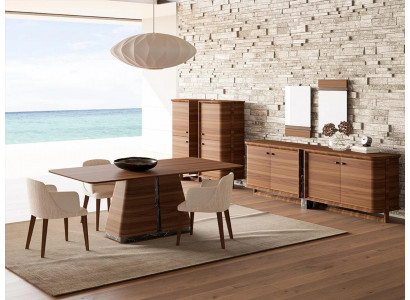 Luxury Dining Room Set Complete 10-piece Dining Table Design Sideboard Dining Room 2x Cabinet