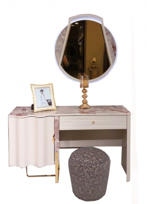 Bedroom complete vanity with mirror luxury design modern furnishings