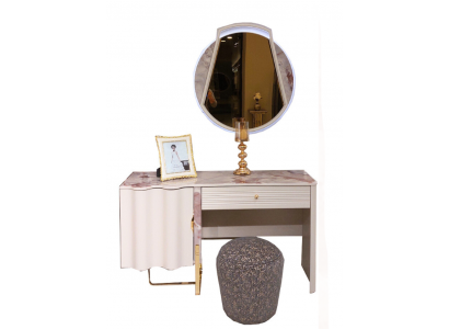 Bedroom complete vanity with mirror luxury design modern furnishings