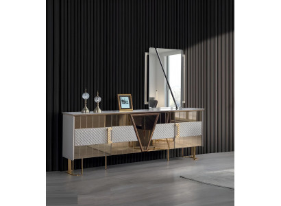 Modern sideboard dining room furniture luxury decor new mirror