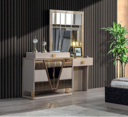 Modern dressing table luxury furniture mirror new bedroom furnishings