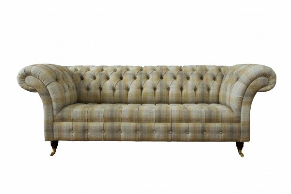 Designer Chesterfield sofa set sofa couch upholstery set in 3+3 seater