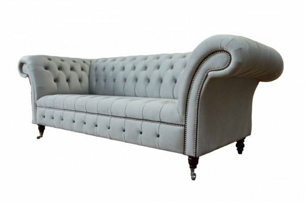 Designer sofa 3-seater Chesterfield couch upholstery sofas couches furniture