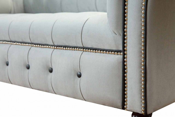 Chesterfield Sofa 2 Seater Sofa Upholstery Sofas Design Luxury Sofas Gray