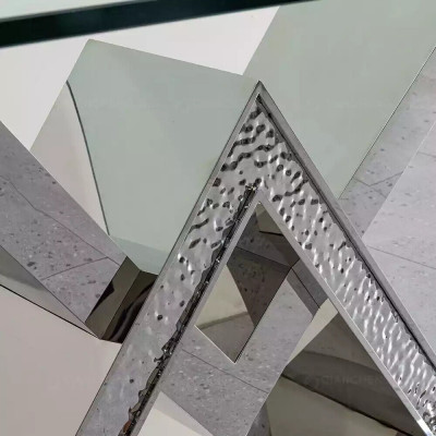 Luxury dining table pedestal table silver dining tables dining room table glass table