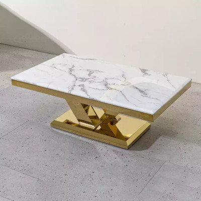 Coffee table design table living room luxury coffee tables furniture 130x70 metal