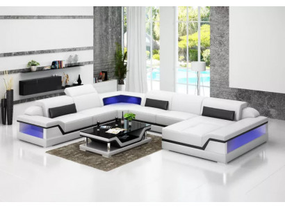Corner suite corner sofa upholstered corner couch 2-piece set new modern living room