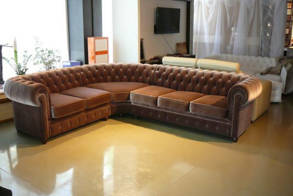 Chesterfield corner sofa set corner sectional upholstered seat sofa set new