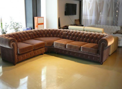 Chesterfield corner sofa set corner sectional upholstered seat sofa set new