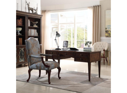 Brown desk computer office desk PC desk study room new