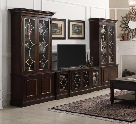 TV stand, 2x display cabinet, modern wall unit, living room set, modern 3-piece set